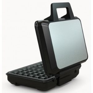 Sandwich/Waffle-maker Tesla, 1000 W, placi antiaderente, indicator luminos, NM/ WM200BX, Negru-Inox - Img 6