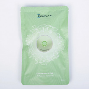 Set 3 capsule odorizante Cucumber&Oak Ecovacs, compatibil T9/T9+/X1 PLUS/T10/T10 PLUS, NM/D-DZ03-2050 CO, Verde - Img 2