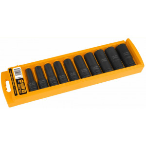 Set de 10 chei tubulare lungi pt impact 1/2", CrMo