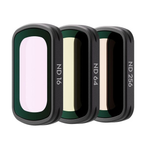 Set filtre magnetice ND DJI Osmo Pocket 3, ND16/64/256, NM/ CP.OS.00000305.01, Negru - Img 1
