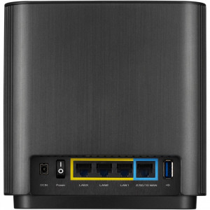 Sistem WiFi Asus Mesh Zen XT8 V2(1PK B), Tri-Band 255 mp, 6.6 Gbps WiFi, 3 SSIDs, 2.5G port, NM/ XT8(B-1-PK), Negru - Img 3