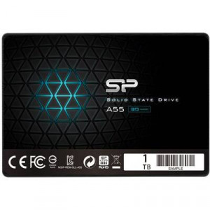 SSD Silicon Power ACE A55, 256 GB, 2.5", SATA III, 6Gb/s, NM/ SP256GBSS3A55S25, Negru
