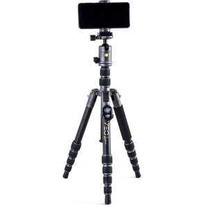 Trepied Vanguard din aluminiu, rotatie 360 de grade, cap cu bila, NM/ VEO3GO235AB, Argintiu - Img 2