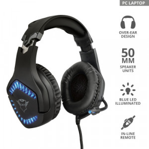 TRUST GXT 460 Varzz Illuminated Gaming Headset