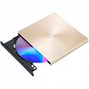 Unitate optica externa Asus SDRW-08U8M-U,ultraslim 8X DVD writer, USB Type C, NM/ SDRW-08U8M-U/GOLD/G/, Auriu - Img 3
