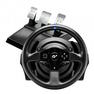 Volan cu 3 pedale Thrustmaster T300 RS GT Edition, Force Feedback, 1080 de grade, schimbator de viteze cu 2 clapete, NM/ 4160681, Negru - Img 2