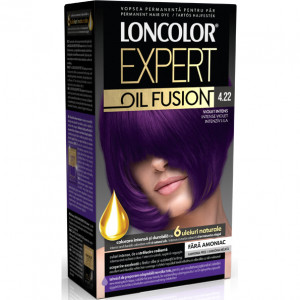 Vopsea de par permanenta Loncolor Expert Oil Fusion 4.22 Violet Intens, 100 ml