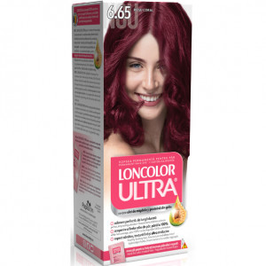 Vopsea de par permanenta Loncolor Ultra 6.65 Rosu Coral, 100 ml