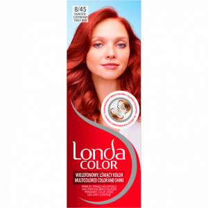 Vopsea de par permanenta Londa 8/45 Rosu ca focul, 110ml