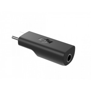 Adaptor microfon USB-C in 3.5mm DJI Osmo Pocket/ Pocket 2, NM/ CP.OS.00000010.02, Negru