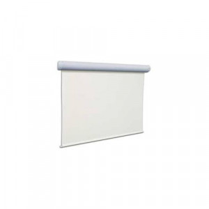 Adeo Electric Alumid 4000 mm latime vizibila, disp in format 4:3, 16:10, 16:9, 1:1, alb mat, fara margine neagra, incl telecomanda cu fir, optional margine neagra