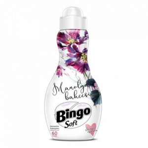 Balsam de rufe concentrat Bingo Magnolia, 60 spalari, 1.44 l, Alb