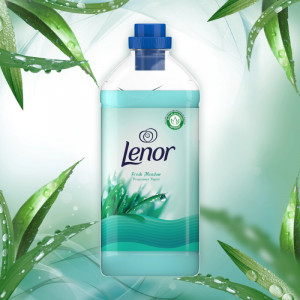 Balsam de rufe Lenor Fresh Meadow 57 spalari, 1.7 L, Verde - Img 2