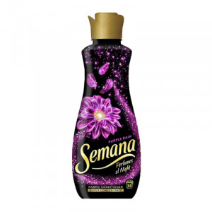 Balsam de rufe Semana Perfumes of Night Purple Rain, 36 spalari, 800 ml, Mov/Negru