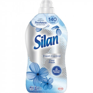 Balsam de rufe Silan Cool Fresh, 58 spalari, 1.45 L, Gri - Img 1
