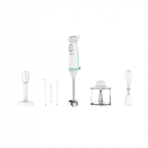 Blender de mana Tesla Delight, 600 W, 4 viteze, NM/ HB510BWS, Albastru-Alb - Img 1