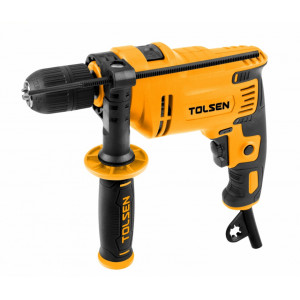 Bormasina electrica Tolsen, 750 W, cu mandrina rapida, FX Force Xpres, 3000 rpm, NM/ TL-79505A, Galben/Negru