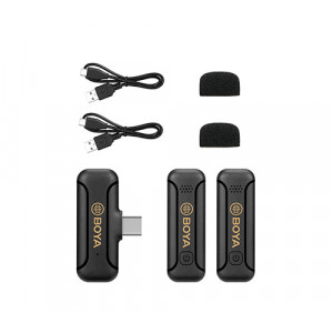 Boya BY-WM3T2-U2 Digital True-Wireless Dual Microphone, USB Type-C Mobiles (2.4 GHz) - Img 3