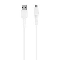 Cablu micro-USB TnB, conectori ranforsati, 100 cm, NM/ CBMUSB1WH, Alb - Img 2