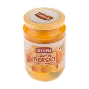 Compot de piersici jumatati decojite Olympia 720g, NM22394