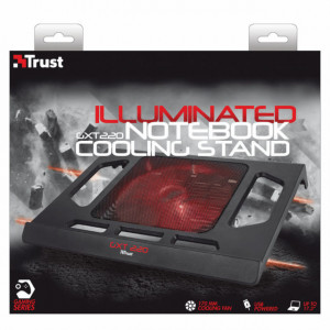 Cooler Notebook Trust GXT 220 Cooling Stand Kuzo, 17.3'', NM/ 20159, Negru - Img 2