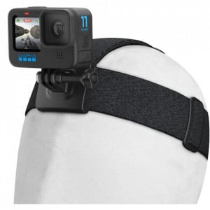 Curea pentru cap GoPro Head Strap 2.0 + suport cu clema, NM/ACHOM-002, Negru - Img 4