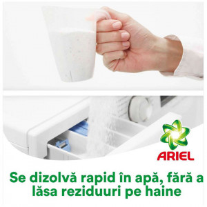 Detergent automat pudra Ariel Mountain Spring, 60 spalari, 6 kg, Alb/Verde - Img 3
