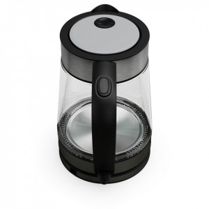 Fierbator electric Tesla NM/KT300X, 1.7L, 2200W, oprire automata, indicator ON/OFF, sticla, Negru - Img 4