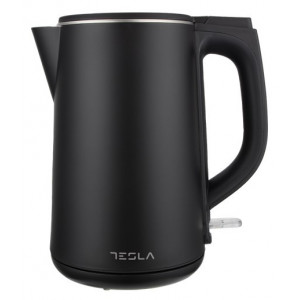 Fierbator electric Tesla NM/KT301BX, 1,5L, 2200W, oprire automata, baza de plastic, Negru - Img 2