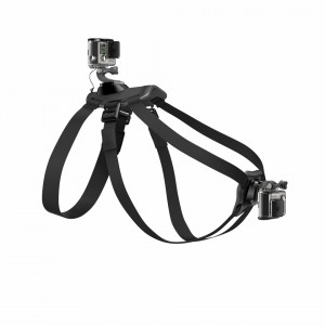 Ham pentru caine GoPro, 9-54 kg, 2 x locatii montare, design all-weather, NM/ADOGM-001, Negru - Img 3