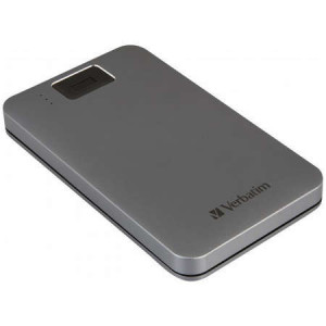 HDD extern Verbatim Executive, 1 TB, senzor amprenta, USB 3.2 G1/ USB-C, NM/ 53652, Argintiu - Img 2
