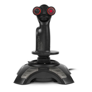 Joystick SpeedLink Phantom Hawk Flightstick, 12 butoane, force vibration, D-pad digital, Negru - Img 2
