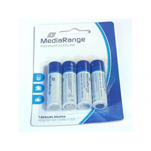 MediaRange Premium Alkaline Micro Batteries AAA/LR03/1.5V PACK 4