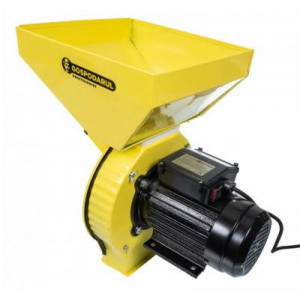 Moara electrica pentru cereale si furaje Gospodarul Profesionist PMP0042/NM, 2.5 Kw, 200 kg/h, 3000 Rpm, cuva mare, Galben/Negru - Img 4