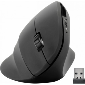 Mouse optic vertical SpeedLink Piavo ergonomic, 2400 dpi, 5 butoane, cu fir, NM/ SL-610019-BK-01, Negru - Img 1