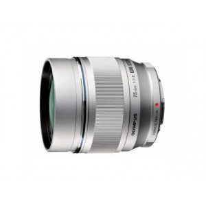 Obiectiv Olympus M.ZUIKO DIGITAL ED 75mm 1:1:8, silver