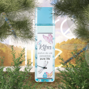 Parfum de rufe concentrat Kifra Pure Life, 200 ml, 80 spalari, Albastru - Img 3