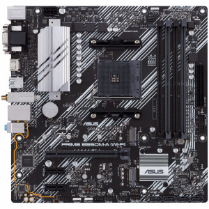 Placa de baza Asus AAM4, B550, DUAL M.2, HDMI, AURA MB, NM/ PRIME B550M-A, Negru - Img 1