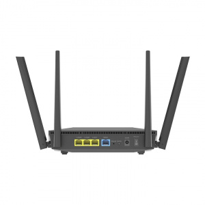 Router Asus AX1800, Dual Band WiFi 6, control parental, VPN, AiMesh, NM/ RT-AX52, Negru - Img 1