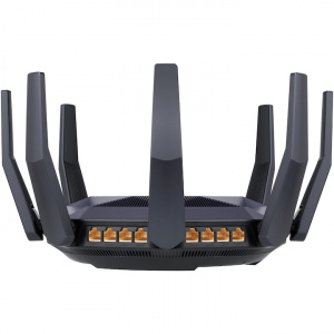 Router Gaming Asus, Dual-Band, Quad-Core 2.2GHz CPU, 256MB/1GB RAM, Adaptive QoS, VPN server/client, NM/ RT-AX89X, Negru - Img 2
