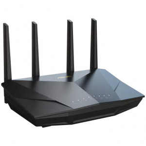 Router wireless Asus WiFi 6 (802.11ax), AX5400, Trend Micro, compatibil Asus AiMesh, MU-MIMO, OFDMA, Negru - Img 5