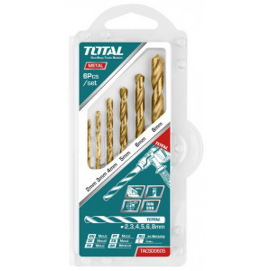 Set burghie pentru metal HSS: 6 buc