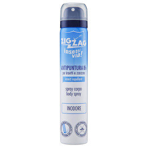 Spray Zig Zag pentru corp, inodor, repelent pentru tantari, tantari tigru, capuse, 100 ml, NMD24617, Albastru - Img 1