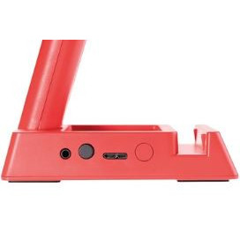 Stand pentru casti gaming SureFire Vinson N2, iluminare RGB, 2 porturi USB, NM/ 48848, Rosu - Img 6
