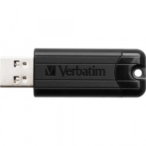Stick USB Flash Drive PinStripe Verbatim 3.2, 256GB, NM/ 49320, Negru