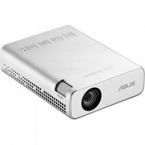 Videoproiector Asus ZenBeam E1R Argintiu DLP LED 30.000 ore, WVGA 854 x 480, 200 lumeni, 500:1, NM/ 90LJ00J3-B01070, Argintiu - Img 3