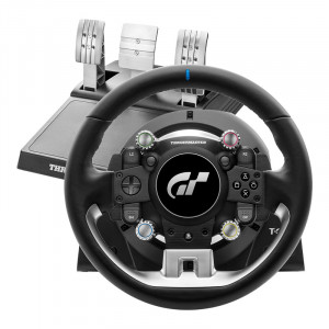 Volan Thrustmaster T-GT II GT Pack, fara pedale, Force Feedback 40 W in timp real, T-DCC, T-Turbo, NM/ 4160846, Negru
