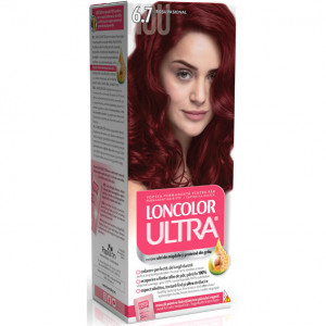 Vopsea de par permanenta Loncolor Ultra 6.7 Rosu Pasional, 100 ml