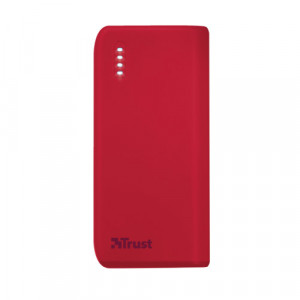 Baterie externa Trust Primo 4400 mAh, microUSB, lanterna, indicator LED, NM/ 21226, Rosu
