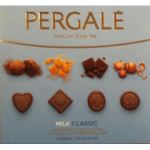 Bomboane cu ciocolata si lapte Pergale 113g, NM26974